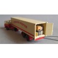 WIKING HO SCALE - SCANIA TRUCK TRAILER WITH LIGHT IN PAYLOAD BODY