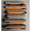 BACHMANN N SCALE - TGV HIGH SPEED PASSENGER TRAIN SET