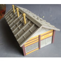 HO SCALE - ENGINE SHED AS PER FOTOS, FOOTPRINT 265 X 135 mm