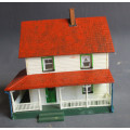 HO SCALE - DOUBLE STOREY HOUSE, FOOTPRINT - 105 X 128 mm