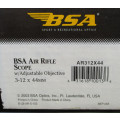 BSA AIR RIFLE SCOPE - BOXED