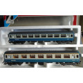 LIMA OO SCALE - 2 X INTER-CITY PASSENGER COACHES, BOXED