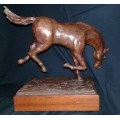 Solid Bronze Horse Sculpture
