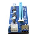 MintCell PCIe PCI-e PCI Express 6-Pin 16x to 1x Powered Riser Adapter Card - GPU Mining Rig