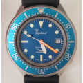 Brand New Squale Dive Watch with Blue Dial (Sand-Blasted Case) #1521-026M-BLR