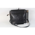 Black Satchel Bag- PU Leather-Greate versatilty,everyday bag