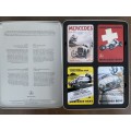 Mercedes Benz Legendary Moments collectors magnets in tin