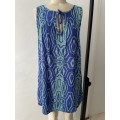 Hurley Sun dress - Blue & Green - size S - Fits size 10