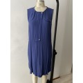 Trenery Blue Shift Dress - 10