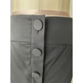Country Road High Waisted Button front Pencil Skirt - Black - Size 8 fits a size 10