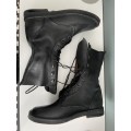 Ladies Genuine Leather Festival Boots - Black - SIZE 7