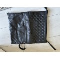 COUNTRY ROAD LEATHER CLUTCH - black