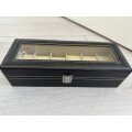 6-Compartment Watch Strap Display Case