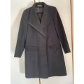 Black Woolworths Melton Coat - size 14