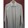 Geoffrey Beene: White Button-Up Long Sleeved Formal Shirt