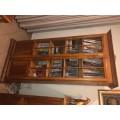 Pine Bookcase with TV case