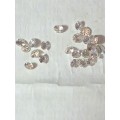 DIAMONDS WHITE SPARKLING  -NATURAL-30 PIECES SIZE.03-.04  -2 mm DIAMEOVER 1 ct IN TOTAL VS 1-COLOR J
