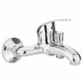 Single Lever Chrome Finish Shower Mixer Faucets