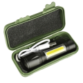 Explosion/Water Proof Tactical XPE + COB.LIGHT (USB RECHARGEABLE)