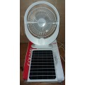 Goldair Solar Portable Rechargeable Led Desktop Fan