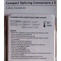 Wago 221 Compact 5 way Splice Connector (1 bid for 20 connectors)