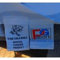 Sharks Polyester Flag/Banner (2000x1000mm) 1 Bid for 2 Flags