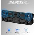 HUGE BASS AND POWERFUL WIRELESS BLUETOOTH SOUNDBAR 2.0 SYSTEM WITH FM-MEMORY C-USB-BUILT IN BATTERY