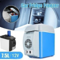 7.5L mini portable car refrigerator hot and cold car cooler