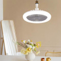2-in-1 Ceiling Fan E27 LED Bulb Electric Fan 360° Rotation LED Ceiling Light