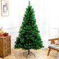 180cm Green Christmas Tree Christmas Decoration Pine Needles Indoor Iron Legs Pine Tree
