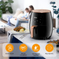 4.5 liter air fryer with digital display electric air fryer for baking, roasting and grilling