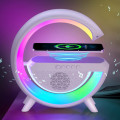 G Letter Bluetooth Speaker 3-in-1 Wireless Charger Bluetooth Speaker Home Office Party Bedside Lamp