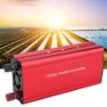 1000W car power inverter voltage converter red with USB port