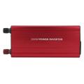 3000W car power inverter voltage converter red with USB port