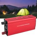 5000W car power inverter voltage converter red with USB port