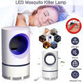 Electric Indoor Mosquito Killer USB Rechargeable Insect Trap LED Night Light Home Bedroom Office