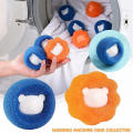 2 Pack Reusable Balls Laundry Filter Fleece Stickers Lint Catcher for Home Use