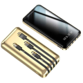 16800Mah power bank portable charger portable mobile phone charger built-in data cable
