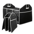 Large capacity car storage bag foldable simple picnic storage bag travel container