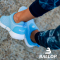 Unisex Ballop Walker Sneakers in Sky Blue  Size SA7