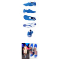 Blue Voyager Ballop Skin Shoe  Gym| Flexible | Pilates | Aqua| Size 4~5