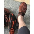 Orange & Brown Unisex Ballop Skin Shoes  Gym | Flexible | Aqua|