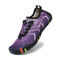 Gradient Purple Aqua / beach barefoot shoes Various Size 8