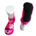 Kids Pattern Pink Aqua/Airline Socks/ Swim Sox (Size XS to L)