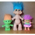 Troll Dolls: Rare 1980s / 1990s Retro, Vintage Trolls Lot 3
