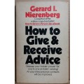 How to give and Receive Advice - Gerald Nierenberg