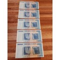 One x 100 Trillion Zimbabwe Dollar Note AA Series