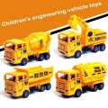 Set Of 4 Construction Vehicles, Engineering Toys For Kids