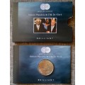 2008 Nelson Mandela & F.W De Klerk brilliant set from Norway Mint