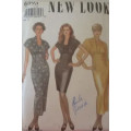 NEW LOOK PATTERNS 6095 STUNNING DRESS WITH HIGH BODICE DRESS SIZES 8 - 18 COMPLETE-UNCUT-F/FOLDED